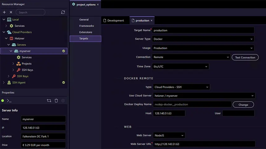 Wappler publishing and deployment options