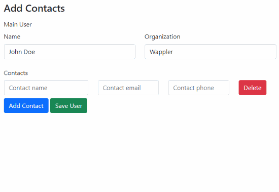 App Connect Form Repeat